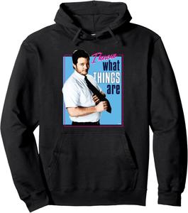 Толстовка с надписью Я знаю, что к чему из сериала Парки и зоны отдыха Nbc, черный