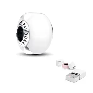 Pandora Стеклянные подвески женские White