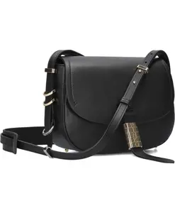 Миниатюрная сумка через плечо в виде седла Pinko, черный