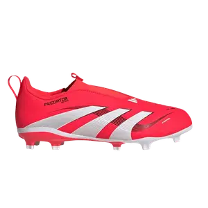 Кроссовки adidas Predator League Laceless FG MG K Pure Victory Pack, красный