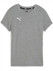 Футболка "TeamGoal CasuaLongsleeve Tee Wmn" серого цвета Puma