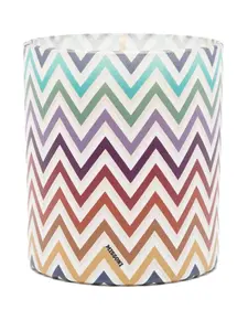 Свеча с узором зигзаг, 9х7,5 см, Missoni Home, белый