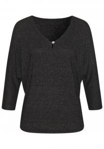 Рубашка LASCANA, черный