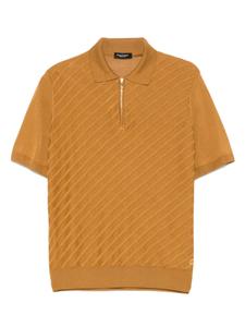 Рубашка поло в полоску Stefano Ricci, желтый