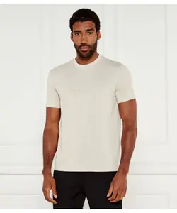 Футболка Slim fit Ea7, бежевый