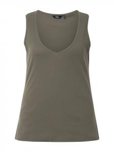 Футболка Ulla Popken, цвет olivgrau