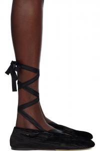 Утиные балетки Moschino, черный