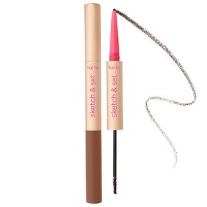 Карандаш для бровей sketch & set и тонирующий гель tarte, Medium Brown