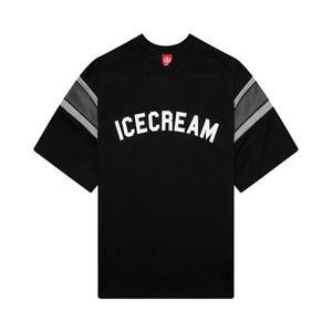 Рубашка Icecream Pass Short-Sleeve Knit Crop Fit Shirt, Black