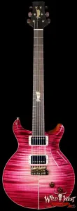 Paul Reed Smith PRS Private Stock № 11309 Santana Retro Flame с верхней декой из клена, грифом из бразильского палисандра, цвет Raspberry Glow, вес 8,00 фунтов
