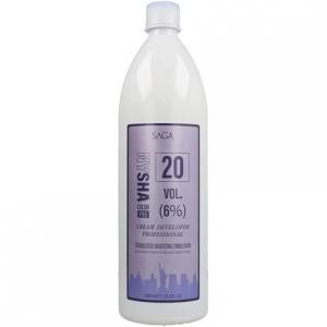 Окислительная краска для волос Saga Nysha Pro 6% 20 объем 1000мл, Bigbuy Home