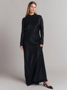 Макси-платье rayna с высоким вырезом и низкой спинкой Ghost, черный