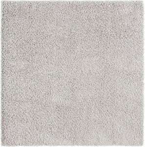 SAFAVIEH Athens Shag Collection ковер 201 x 201 см - Silver, без линьки и простой в уходе, идеален для помещений с высокой проходимостью в гостиной, спальне (SGA119S)