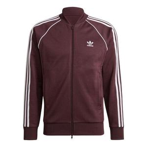 Куртка adidas originals Adicolor Classics Primeblue SST Track Jacket 'Shadow Maroon', цвет shadow maroon/white
