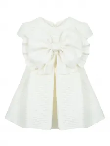 Платье оверсайз с бантом Lapin House, белый