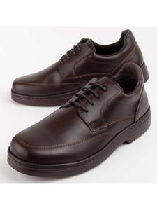 Ботинки Komodo4 на шнуровке коричневого цвета Purapiel