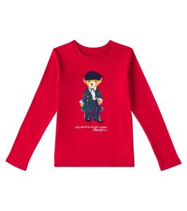 Хлопковая футболка из джерси Polo Ralph Lauren Kids, Rl 2000 Red