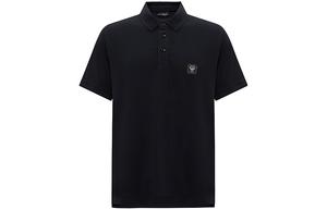 EMPORIO ARMANI Мужская черная поло SS24