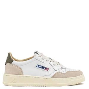 Низкие кроссовки Autry Medalist, leat/suede white/cvrt gr