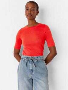 Топ с круглым вырезом Slim Fit Whistles, Red