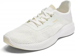 Мужские кроссовки OLUKAI Island Hopper, готовые к путешествиям и универсальные спортивные туфли, мягкая и дышащая трикотажная ткань, конструкция с открытой пяткой, ярко-белый