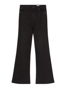 Bershka Расклешенные джинсы из черного денима