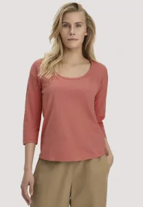Свободная блузка с длинными рукавами Hessnatur, Pfirsichrot