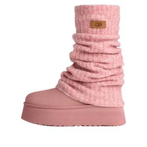 Ботинки (WMNS) UGG Classic Mini Dipper Legwarmer Boot 'Pink Dawn'