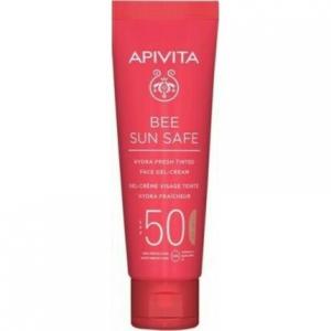 Bee Sun Safe Hydra Fresh Тональный гель-крем для лица Spf50 50 мл, Apivita