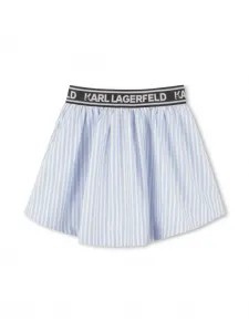 Юбка в полоску KARL LAGERFELD KIDS, белый