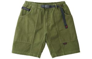 Хлопковые шорты с поясом на пряжке Gramicci, темно-синий