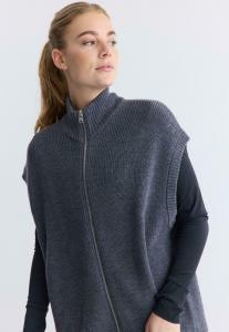 Кардиган rethinkit studios OSLO, Dark Grey Melange/Dark Grey