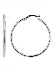 Adeliás Женские серьги - серьги-кольца из серебра 925 пробы