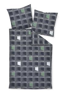 Постельное белье J.D. Makosatin Janine, синий/темно-синий