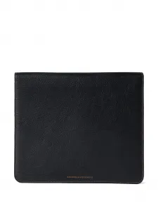 Сумка для ноутбука с тисненым логотипом Brunello Cucinelli, черный