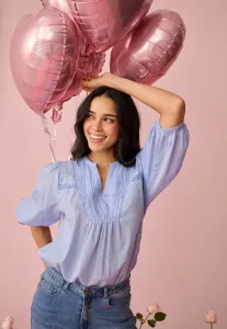 Блузка karli 3/4 sl Kaffe, Vista Blue