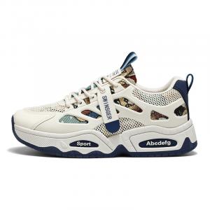 Скользоустойчивые низкие скейтерские кроссовки мужские Swinsger, бело-зеленые