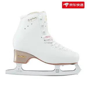 EDEA Коньки для фигурного катания FLIGHTSN9988 White (Standard C) с лезвиями MkFlight, размер 35