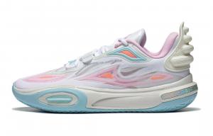 Баскетбольные кроссовки All City 11 V2 для детей и подростков, мужские, низкие, белые/синие/розовые Lining