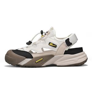 Мужские дышащие и устойчивые к запахам треккинговые ботинки для рек WARRIOR, бежевый хаки