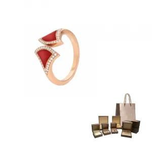 BVLGARI Кольцо из розового золота 18 карат Women's Rose Gold