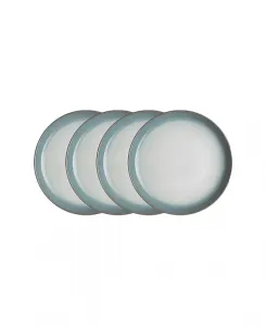 Маленькие тарелки-купе Azure Haze, набор из 4 штук Denby, turquoise