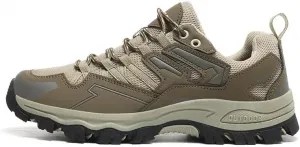 Мужские походные кроссовки для бега по тропам, водонепроницаемые, легкие спортивные кроссовки, противоскользящие, дышащие, быстросохнущие для летних прогулок, трекинга и кемпинга Qacksv, коричневый