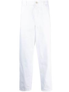 Comme Des Garçons Shirt джинсы прямого кроя, белый