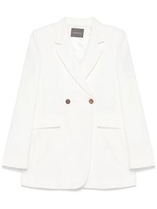 Блейзер с узором «геррингтон» от Lorena Antoniazzi, белый