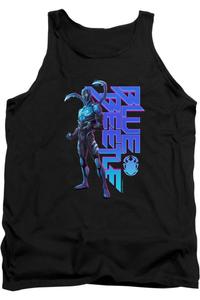 Blue Beetle (2023) стоячая майка для взрослых Gildan, черный