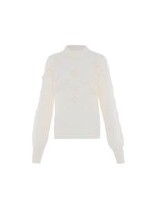 Женский свитер в цвете кремовый faina