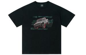 Футболка мужская Jeep с рукавом дроп-шолдер белая