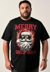 Футболка Men Plus WEIHNACHTEN HALBARM, Black