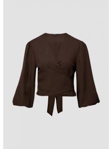 Блузка 8850_мокка comma